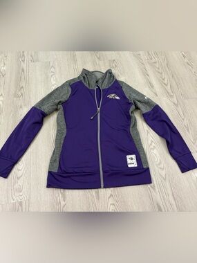 Baltimore Ravens Purple Full-Zip Sweatshirt/Jacket